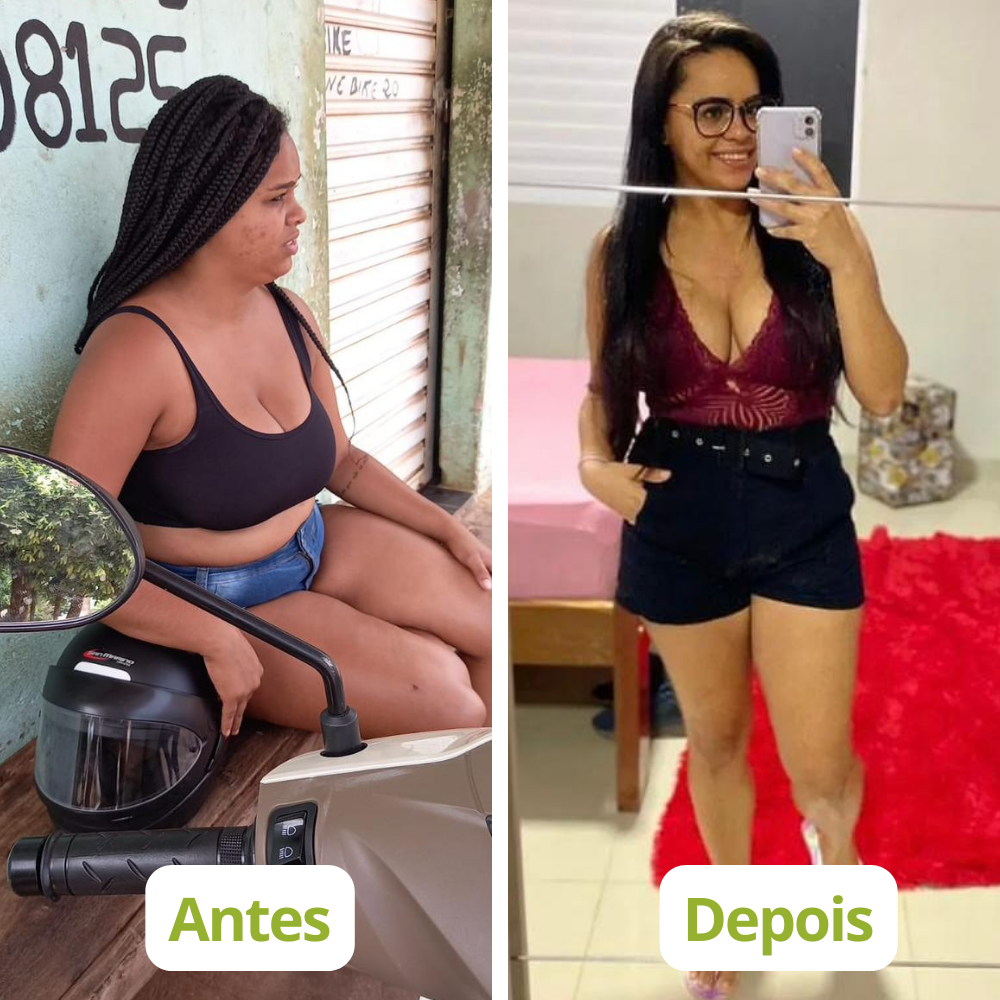 Cliente antes e depois